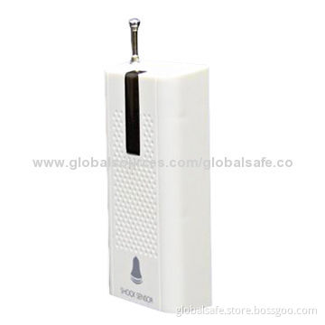 Door/window shocking or vibrating wireless glass sensor
